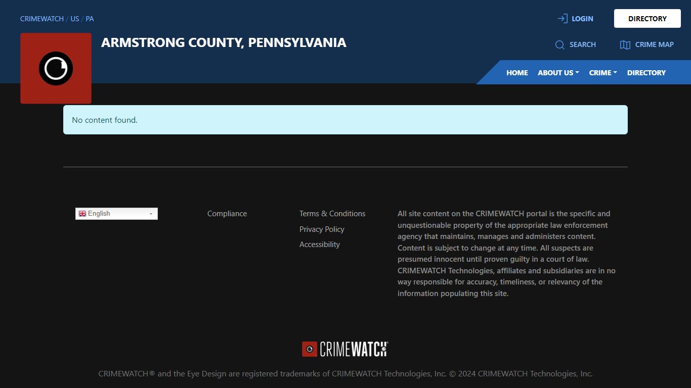 Arrests for Armstrong County, Pennsylvania - CRIMEWATCH